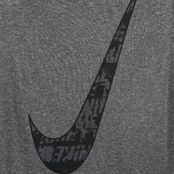 Nike Boys Swoosh Dri-FIT Short Sleeve Gray XS 3Y 4Y - Picture 3 of 5